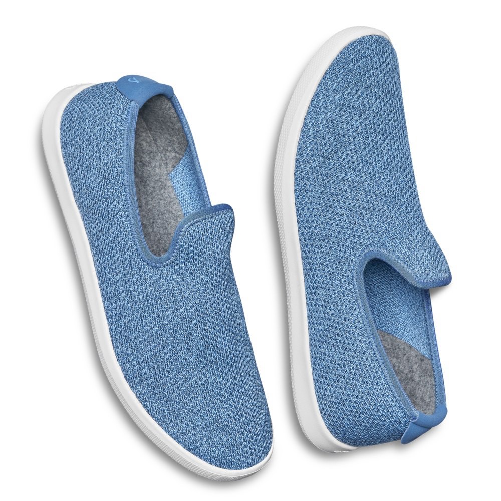 Allbirds Women\'s Slip-Ons Blue - Tree Loungers - 38245FPID